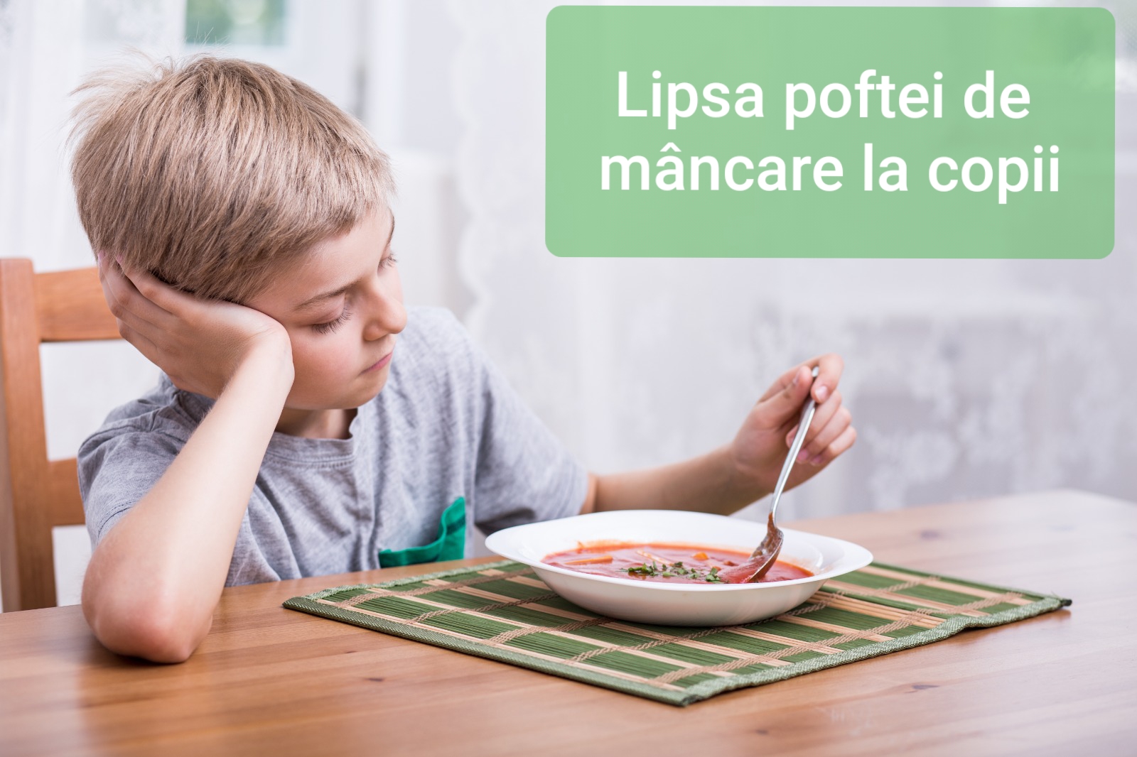 Dr. Steluța Boroghină -Lipsa Poftei De Mâncare La Copii