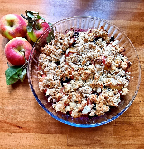 Rețetă Sănătoasă Pentru Copii - Crumble cu Mere