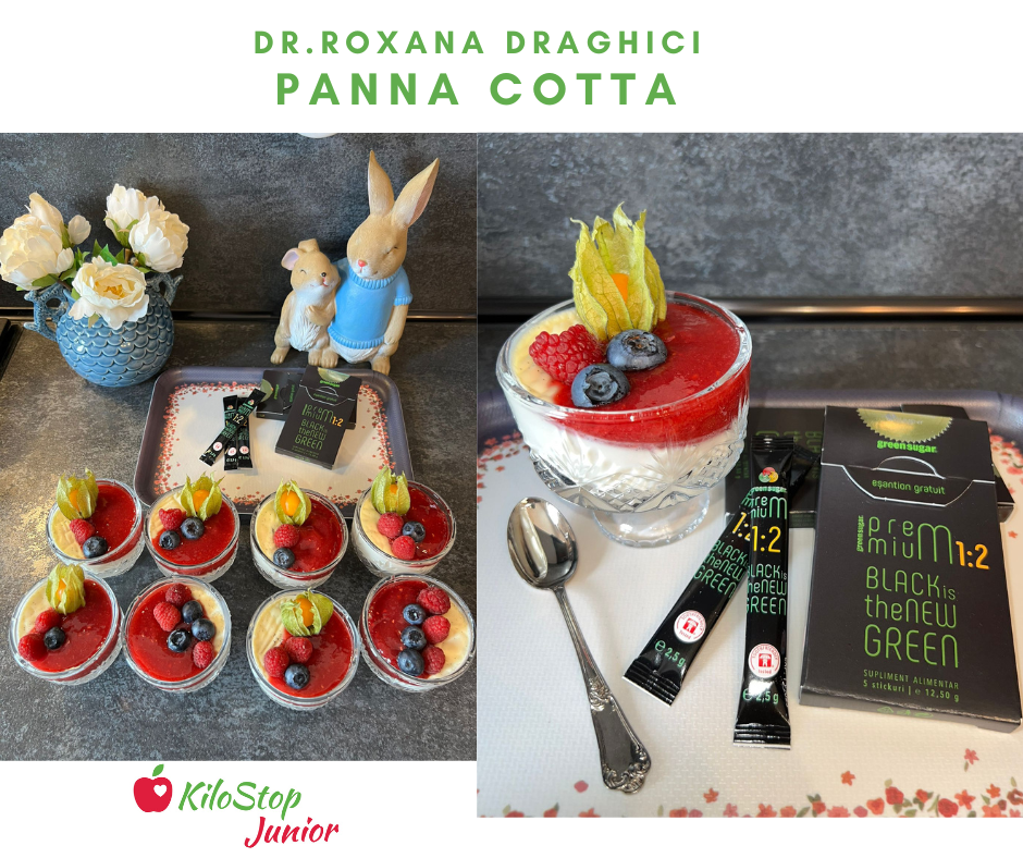 Rețete sănătoase - Panna Cotta Pentru Copii