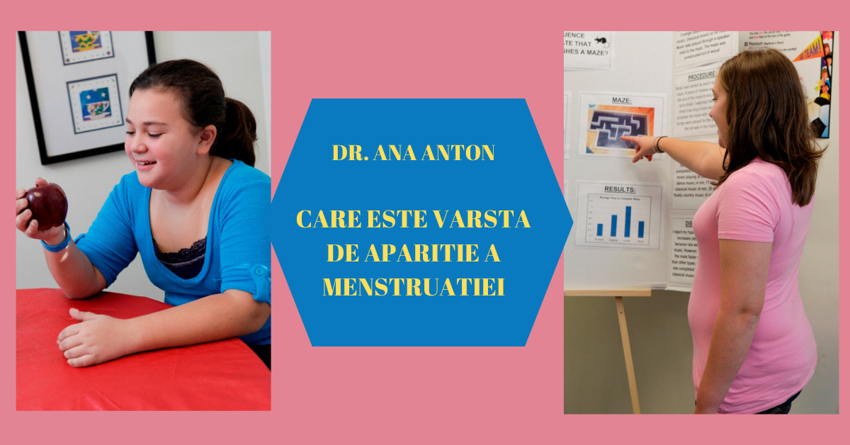 Care este varsta de aparitie a menstruatiei?