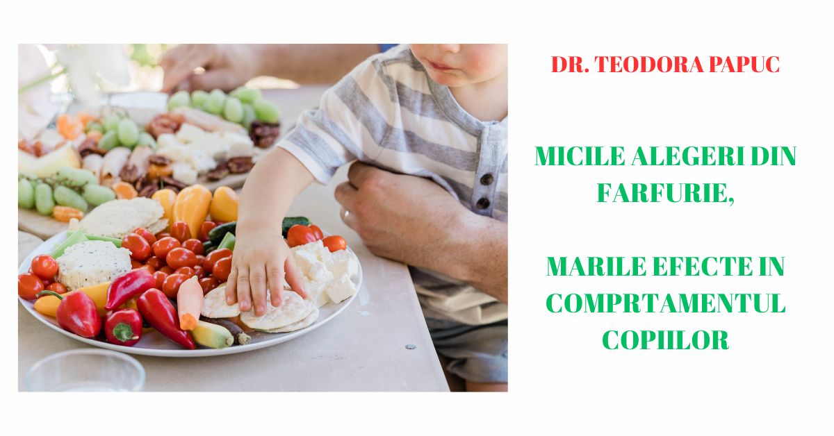 Cum influențează alimentația, comportamentul și concentrarea copilului